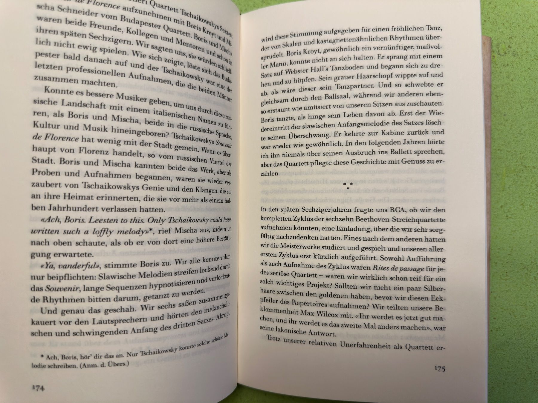 Libri: Arnold Steinhardt: Mein Leben zu viert. – Usato da Zürich venduto da allp 7