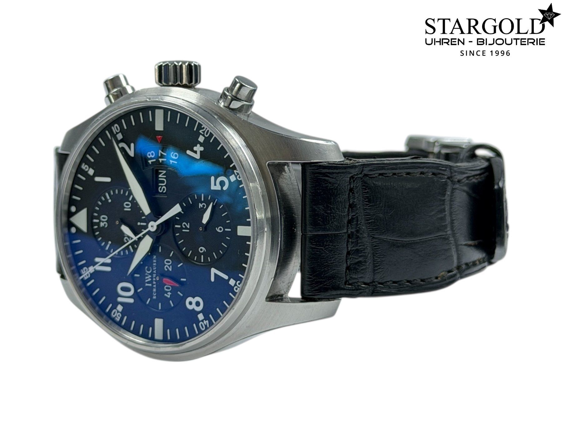 IWC Uhren: IWC Fliegeruhr Chronograph – Gebraucht aus Zürich von Stargold-Uhren 1