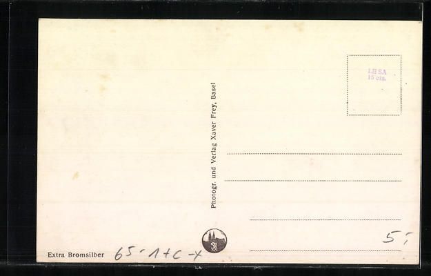 Cartoline postali: Basel, Bahnhofplatz mit Strassburger-Den – Usato da Berlin venduto da bartko-reher 1