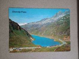 Oberalp Pass Eisenbahn Bus Vogelschau