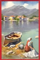 PORTO CERESIO LAGO DI LUGANO, KÜNSTLERKARTE