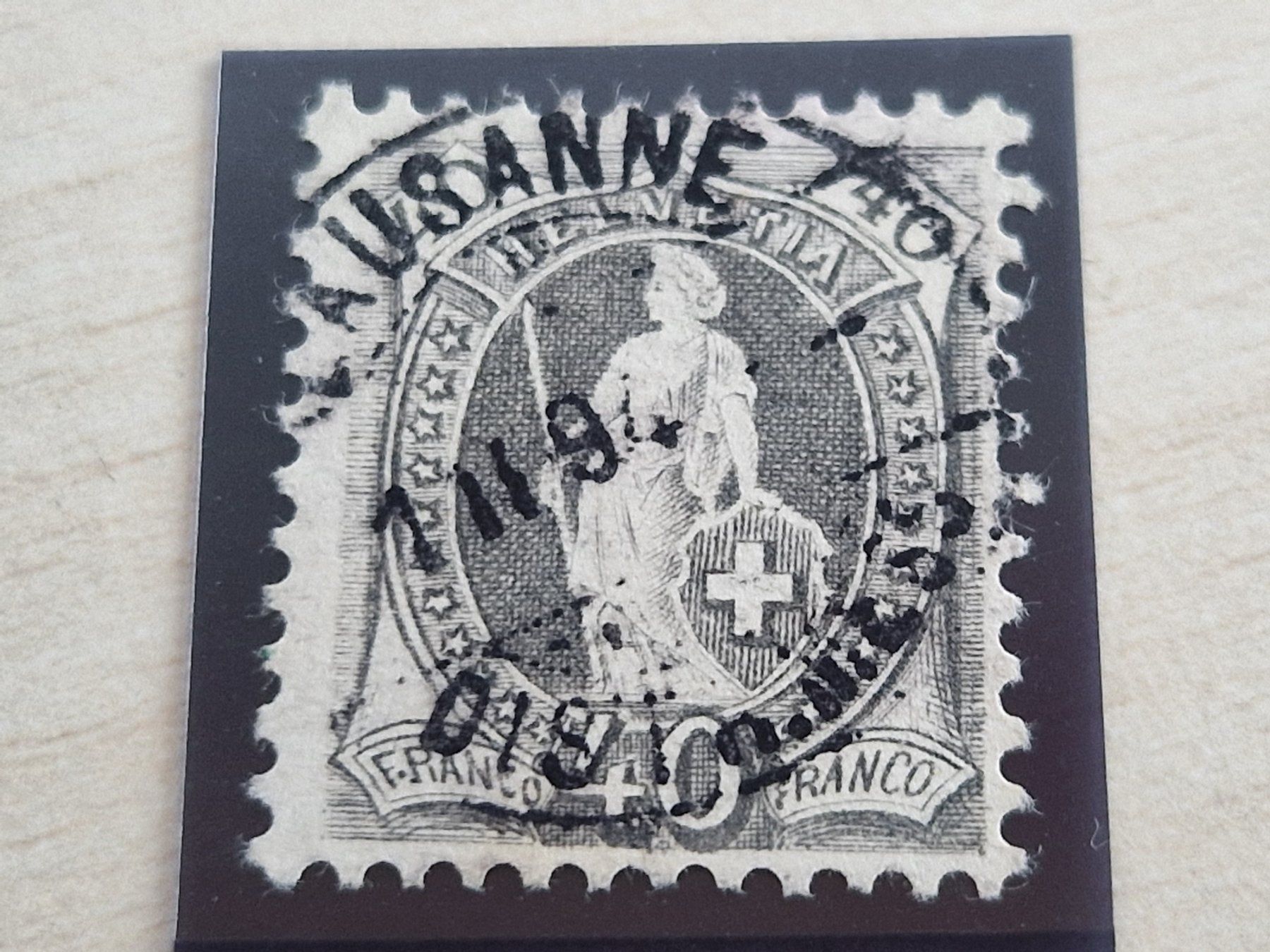 Tous les timbres: Stehende 69C, signiert, ab 1.- – D'occasion à Burgdorf par Glossy01 1