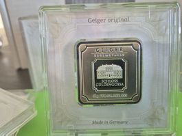 Silberbarren Geiger original - 1 oz .999 quadrat. in Kapsel