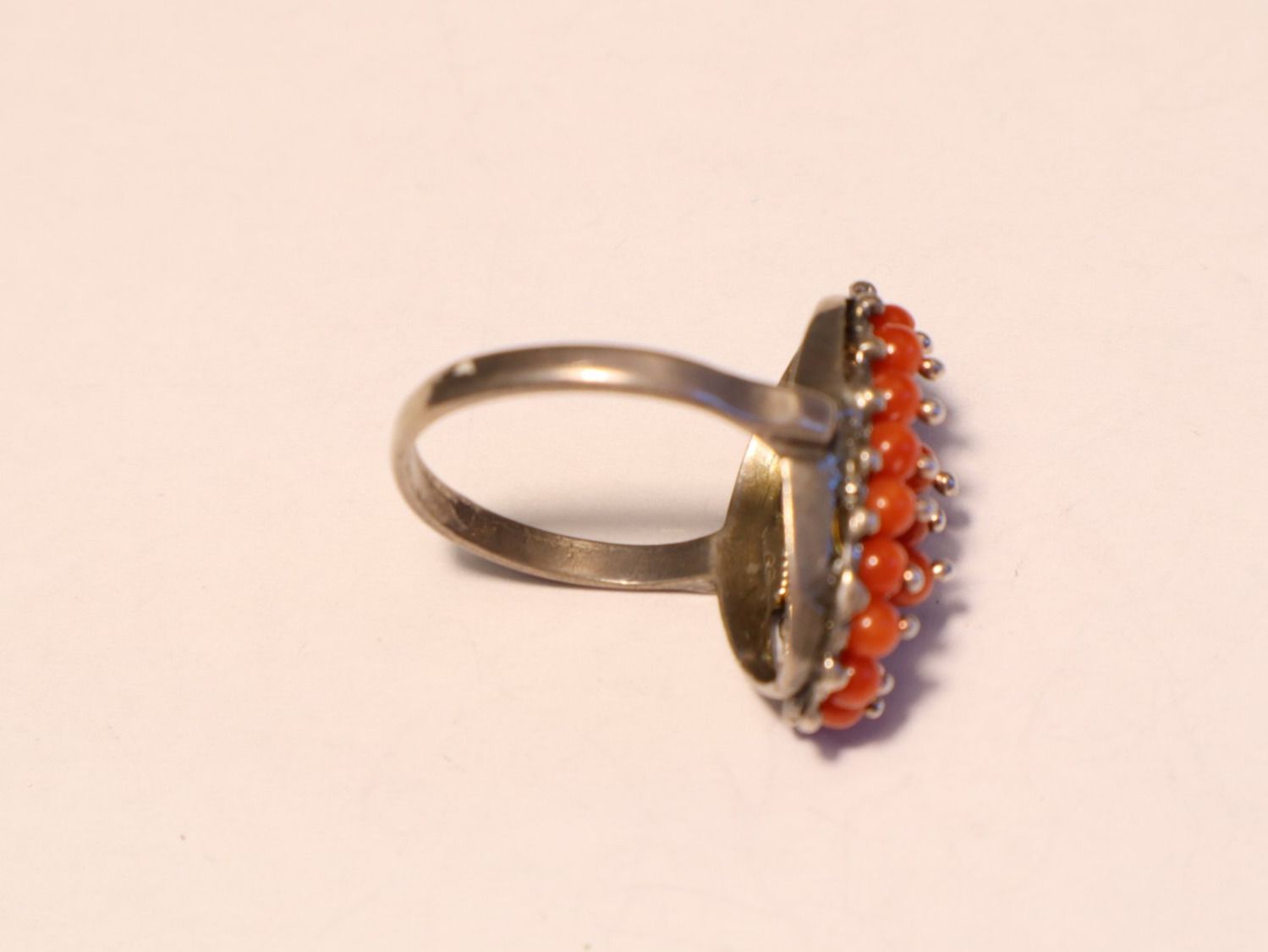 Ringe: Silberring mit Korallen - Blickfang! Handarbeit Dalmatien – Neu (gemäss Beschreibung) aus Baden von TellsKuchenhaus 5
