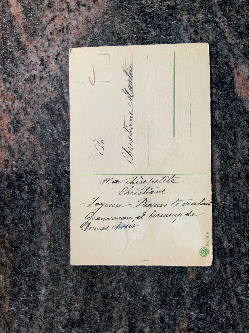 Cartoline postali: Ansichtskarte, Heureuses Pâques, ungelaufen – Usato da Vellerat venduto da joromaur 1