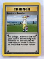 Pokemon Breeder (rare) base set - NM - ab 1.-