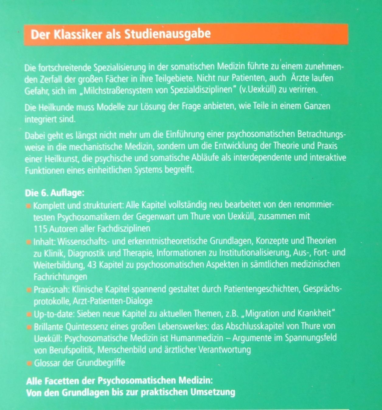 Bücher: Psychosomatische Medizin – Neu (gemäss Beschreibung) aus Mauren von Yeelen 2