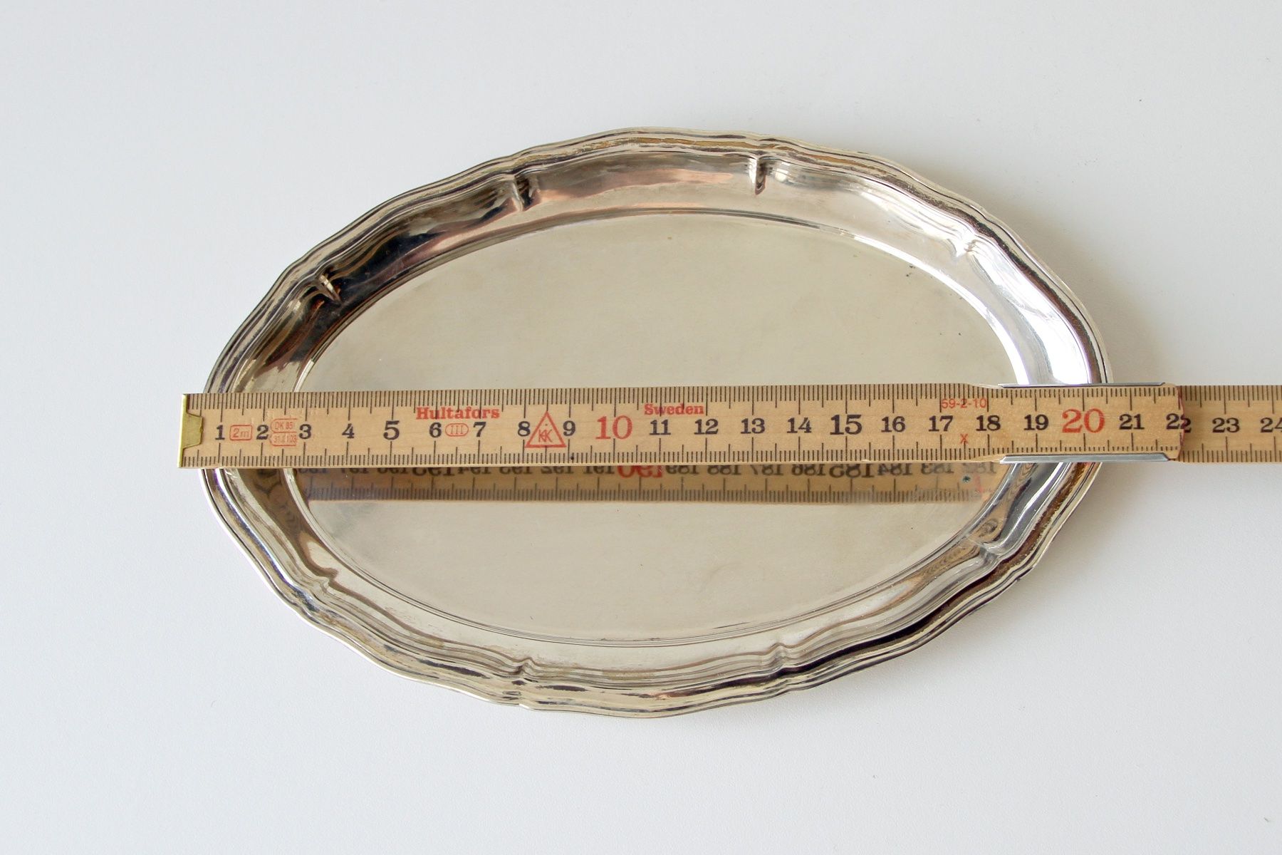 Statuette: Tablett 800 Silber / Singel Kaffeetablett von Lutz & Weiss – Usato da Merlischachen venduto da sammlerstueck 1