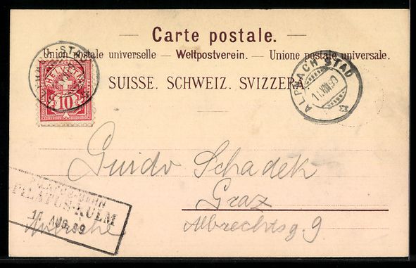 Cartoline postali: Pilatuskulm, Hotel mit Dependance Bellev – Usato da Berlin venduto da bartko-reher 1
