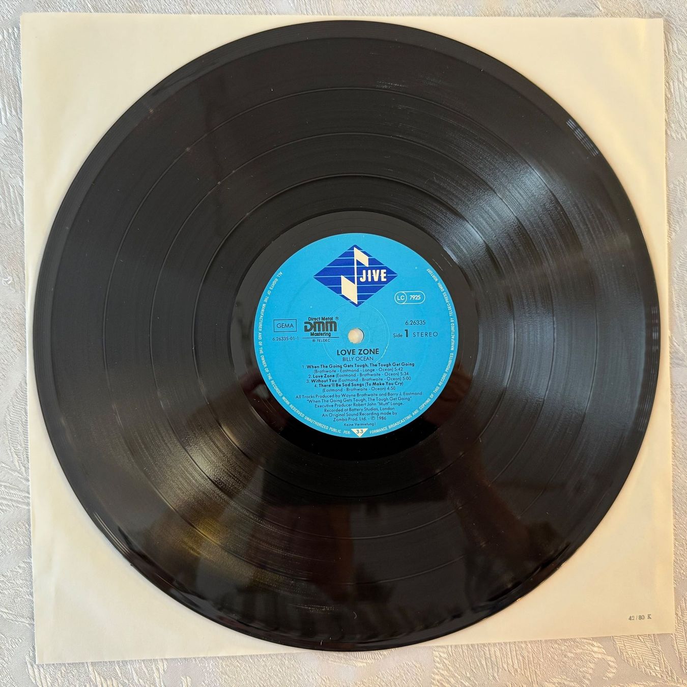 Dischi in vinile: BILLY OCEAN - LOVE ZONE – Usato da Zürich venduto da fehlton 2