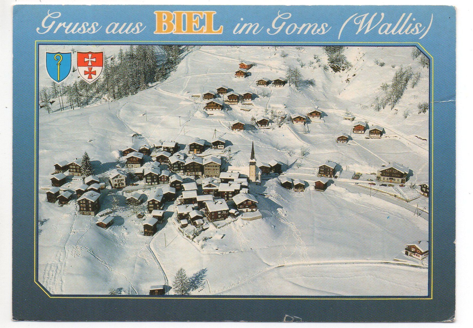 Cartes postales: Gruss aus BIEL im Goms – D'occasion à Jona par philajona
