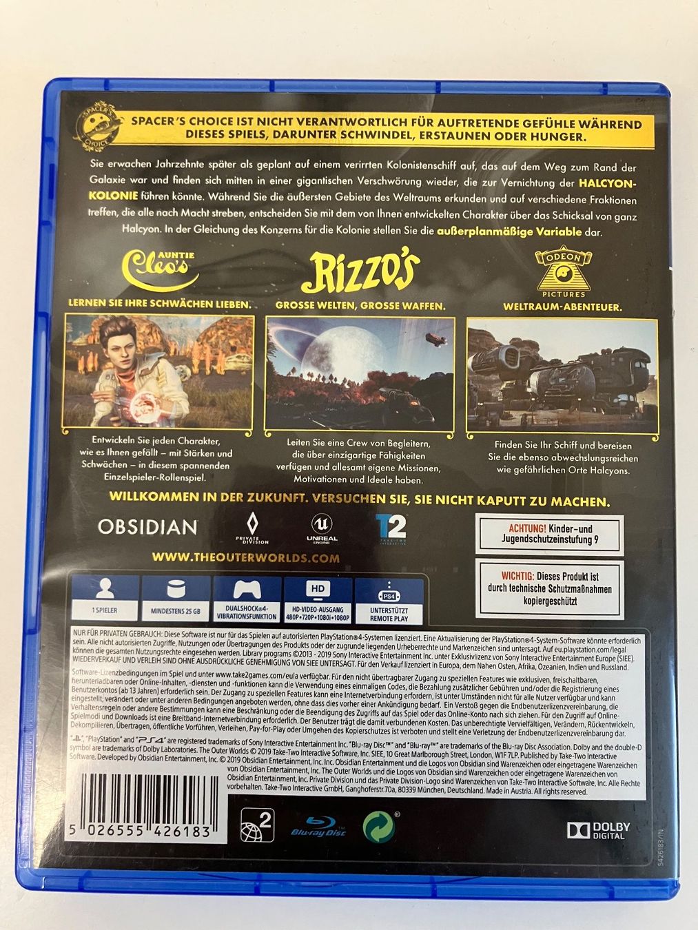 Giochi: PS4 Spiel The Outer Worlds – Usato da Winterthur venduto da simba1983 1
