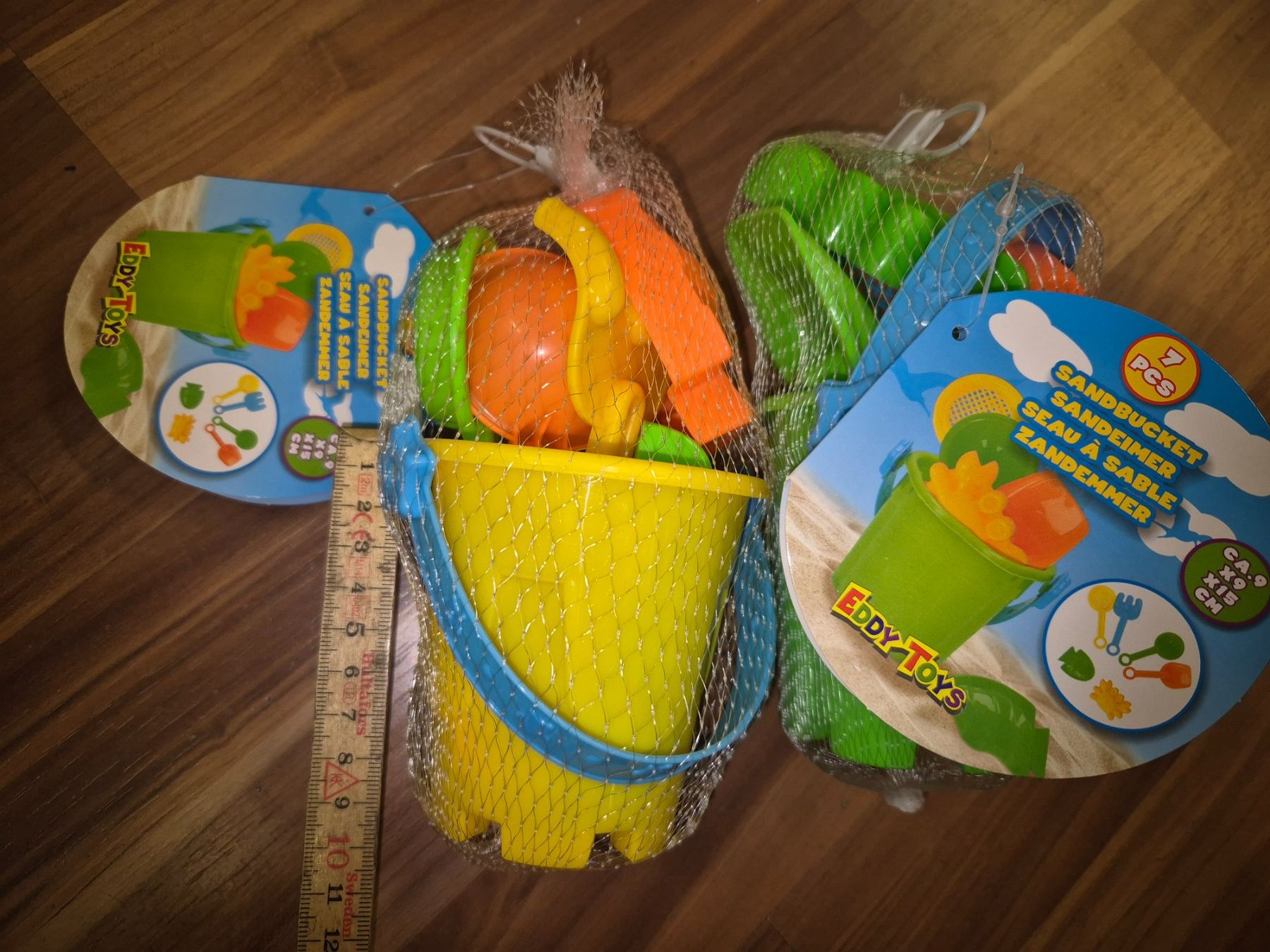 Sabbiera per bambini: 1 Mini Sandeimer mit Zubehör Farbe wählbar – Nuovo e nell'imballaggio originale da Schwarzenburg venduto da flamingo1970