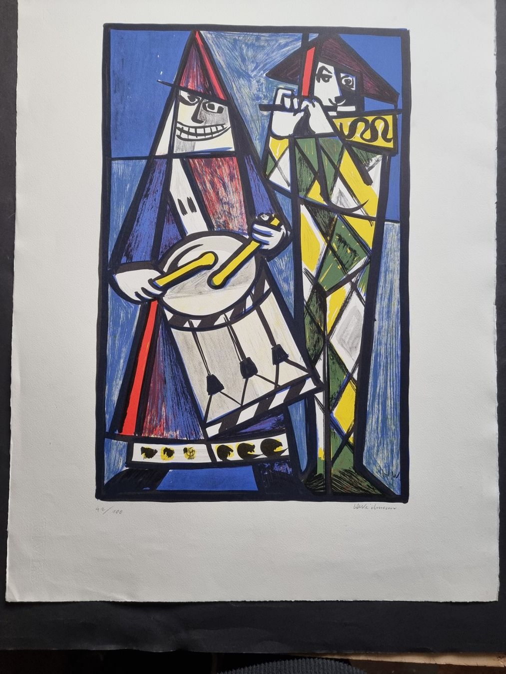 Grafiken & Lithographien: HANS WEIDMANN SERIGRAPHIE SIGNIERT NUMMERIERT – Gebraucht aus Gersau von kunst-online 2