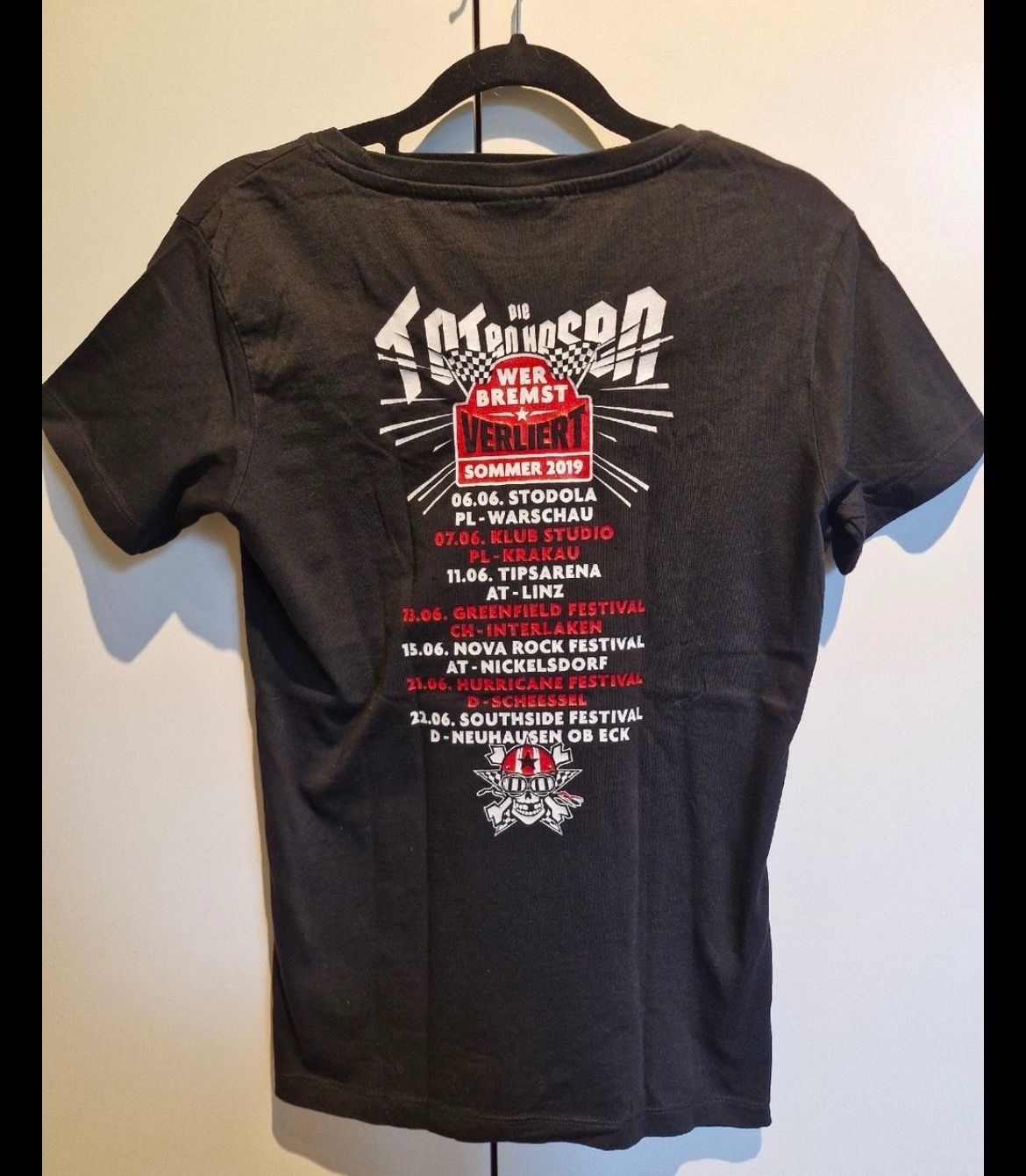 T-shirt: Toten Hosen Tour-TShirt – Usato da Basel venduto da Sbebua 1