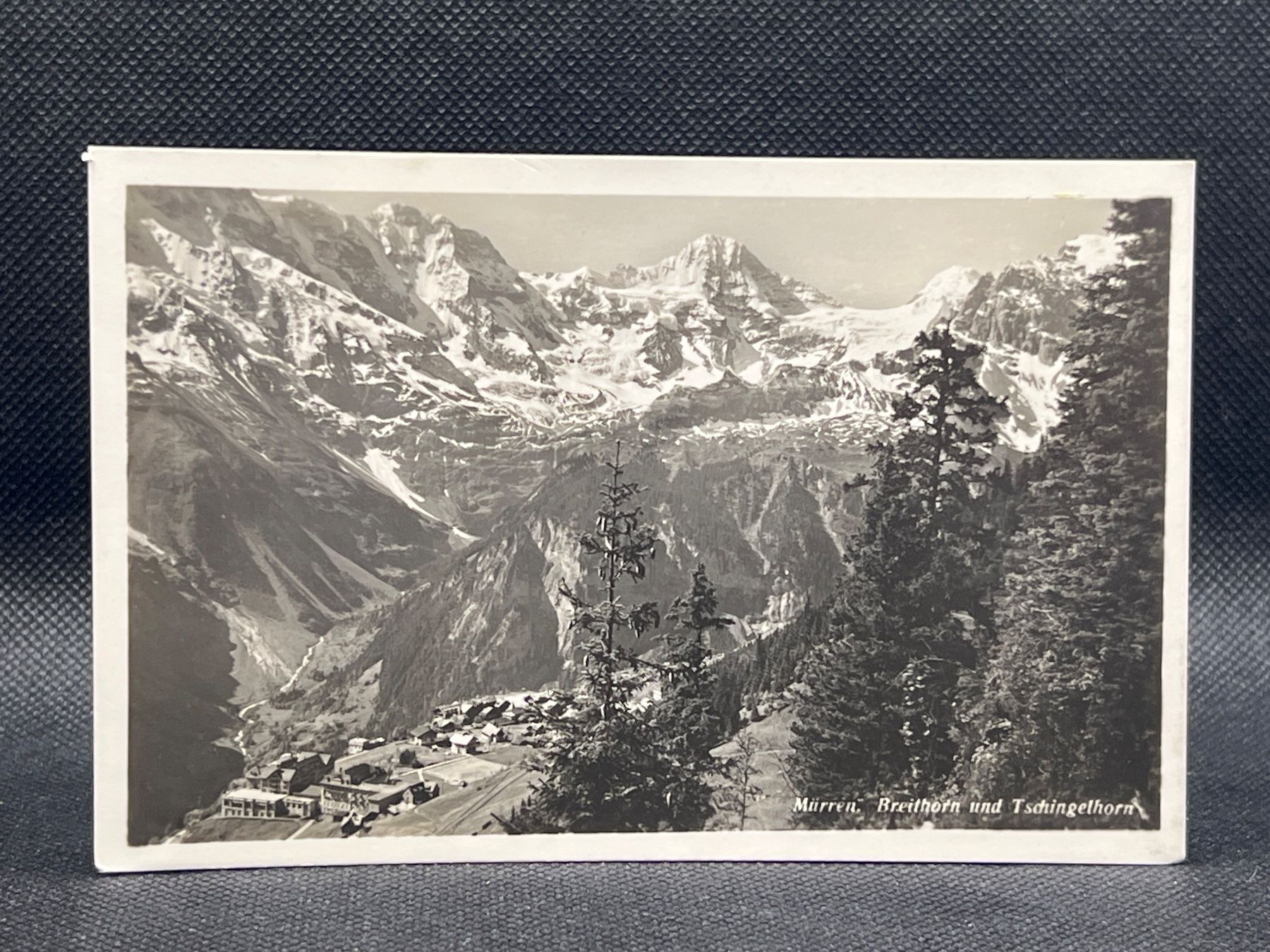 Cartoline postali: Mürren, Breithorn und Tschingelhorn – Usato da Widnau venduto da Brusi9