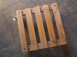 XL Profi Pflanzenroller Holz 40x40cm | 2.6kg & 2x Bremse