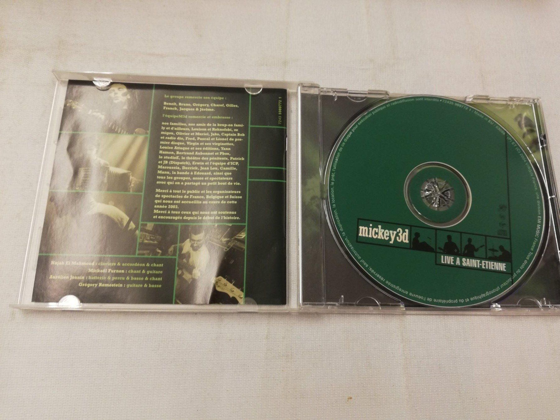 CD: MICKEY3D - LIVE A SAINT-ETIENNE – Usato da Bern venduto da Vinylsound.ch 2