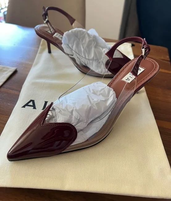 Alaia Scarpe da donna: Alaïa (Alaia) Pumps, Gr. 38, rot – Nuovo (secondo la descrizione) da Triesen venduto da atos87
