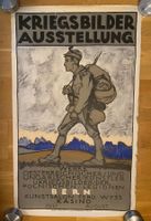 Original Plakat 1930 Oswald Roux Kriegsbilder/ Kasino Bern