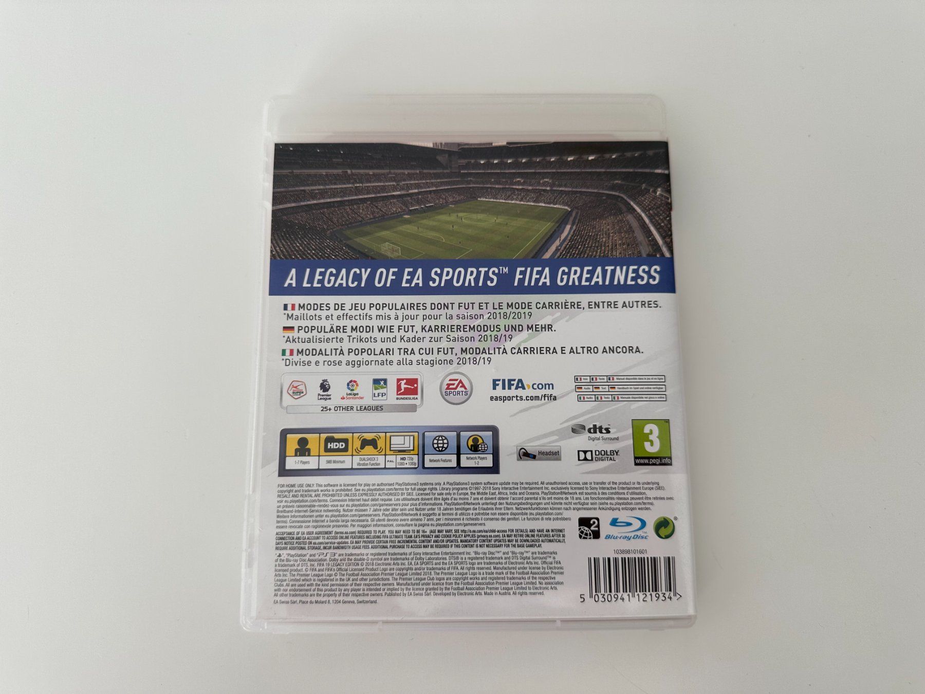 Sony Giochi: FIFA 19, Sony Playstation 3, PS3 – Usato da Couvet venduto da nay_prh5 2