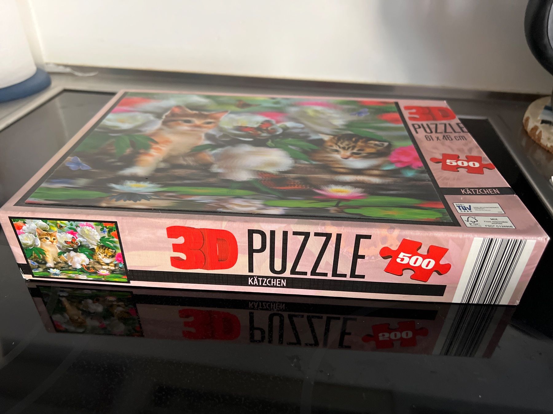 Puzzle: 3D Puzzle Kätzchen 500Teile – Usato da Basel venduto da Winniepuuh 1