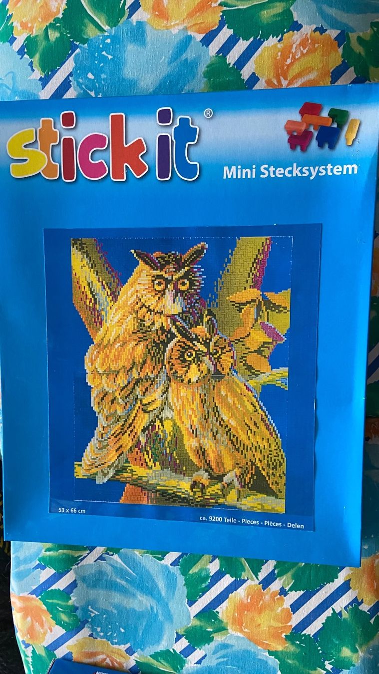 Bastelsets: Stick It (Mini Stecksystem) Eulen – Neu und originalverpackt aus Rüti ZH von