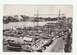 Ansichtskarte Marseille Hafen mit Transbordeur, Gelaufen