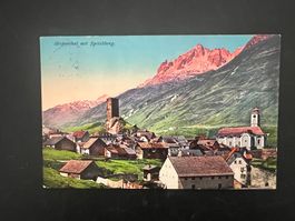 Ansichtskarte Hospenthal  koloriert 1912  (V225)