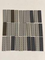 Lego - 30 Graue zweierplättli 8 x 2 Noppen