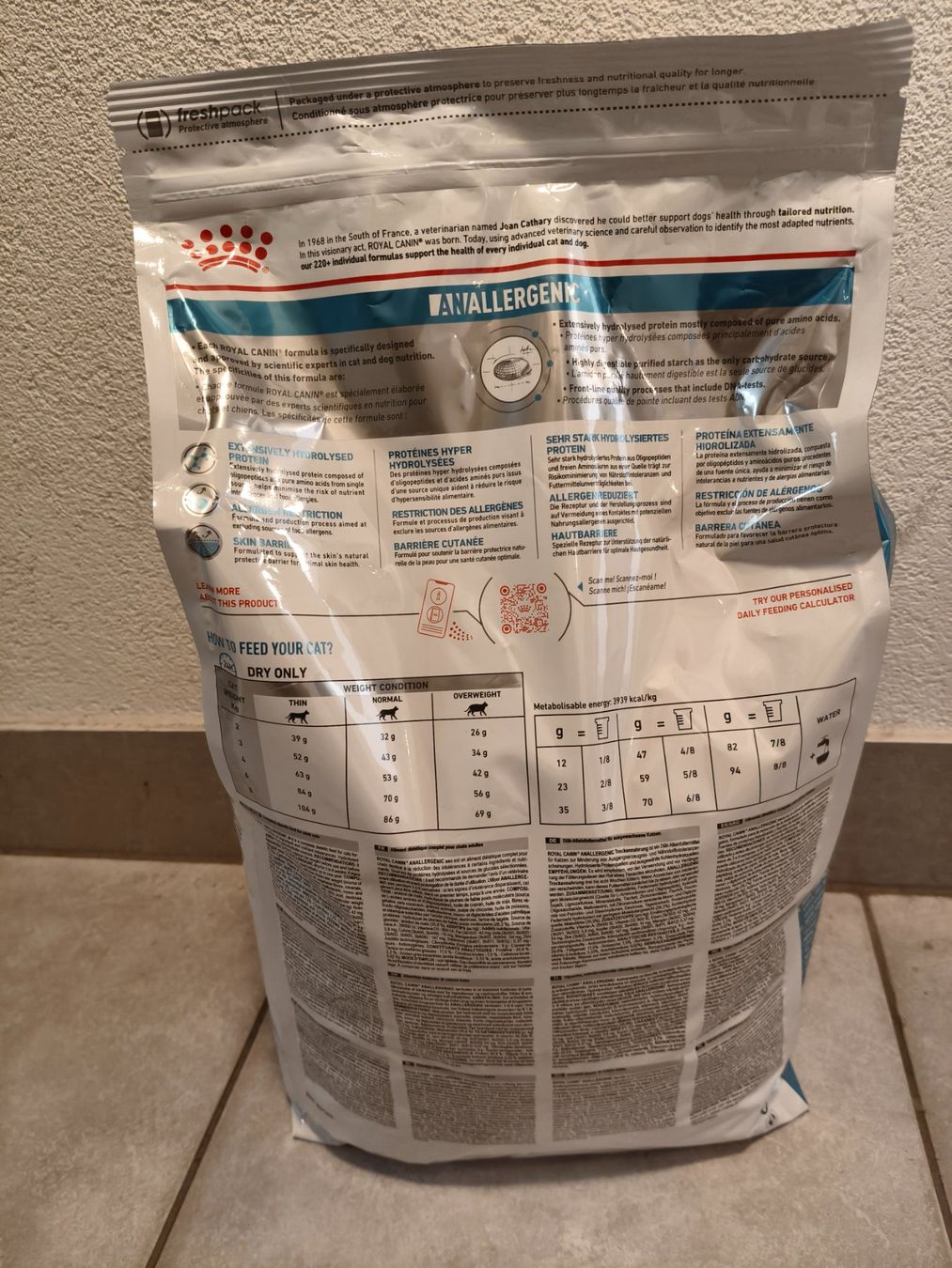 Royal Canin Mangimi: Katzenfutter Anallergenic Trockenfutter 4kg – Nuovo e nell'imballaggio originale da bern venduto da Oepfuschegg 1