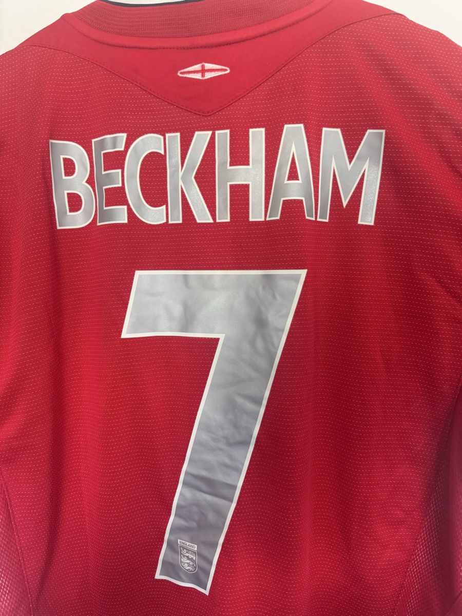 Umbro Canottiere & Pantaloni: England Trikot Beckham 2004 – Usato da Naters venduto da zynetic 3