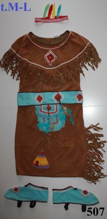 Costume Indienne/ Indianerin t. M - L NEU!