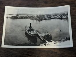 Vintage Toulon Harbour France Postcard, 1920s, Ryner