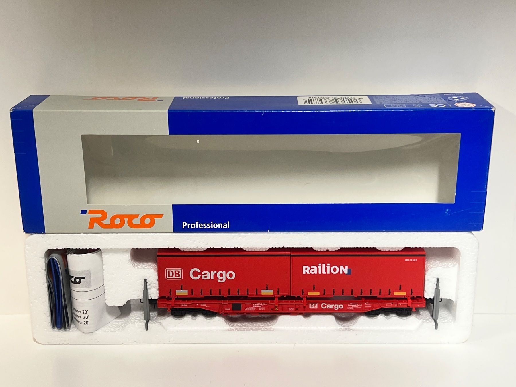 Roco Modellini di ferrovie: Roco 66985 H0 DC DB CARGO Railion – Nuovo e nell'imballaggio originale da Geroldswil venduto da TopTrain54 1