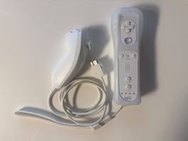Wii Controller Nunchuk und Wiimote mit Silikonhuellle gut...