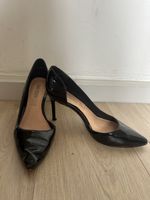 Buffalo Stilettos Schwarz glänzend 8cm Pumps 38