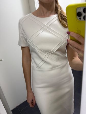 French ivory dress 36 Zapa brand
