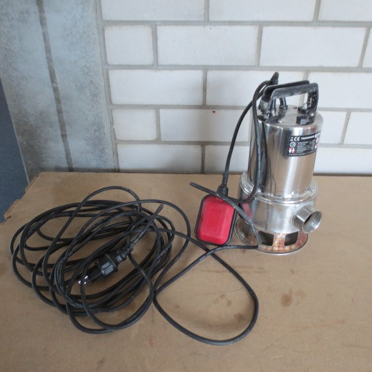 Schmutzwasser-Tauchpumpe Edelstahl Typ E-ZW 80 KS mit Kompaktschwimmer