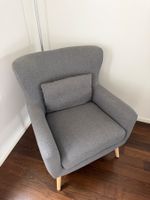 Ohrensessel in Grau (wie neu) – Skandinavischer Stil
