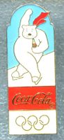 Coca Cola  Eisbär  Eisschnelllauf