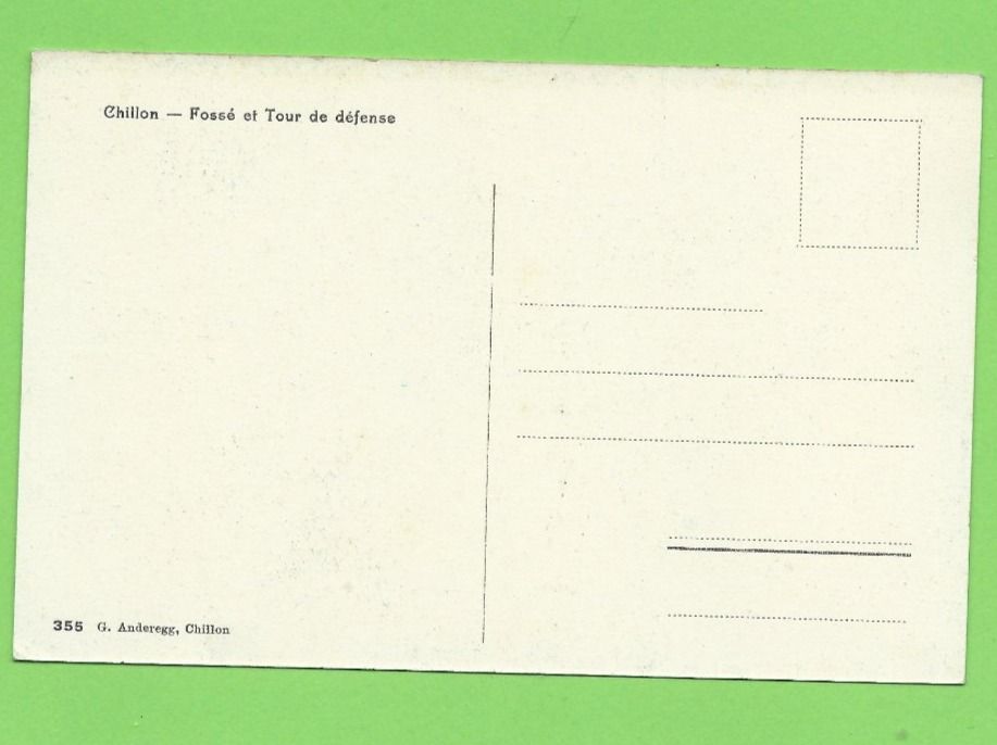 Cartoline postali: Chillon – Usato da Zürich venduto da t24_de 1