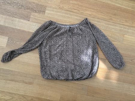 Damen Oberteil Zebra beige schwarz Grösse XS guter Zustand