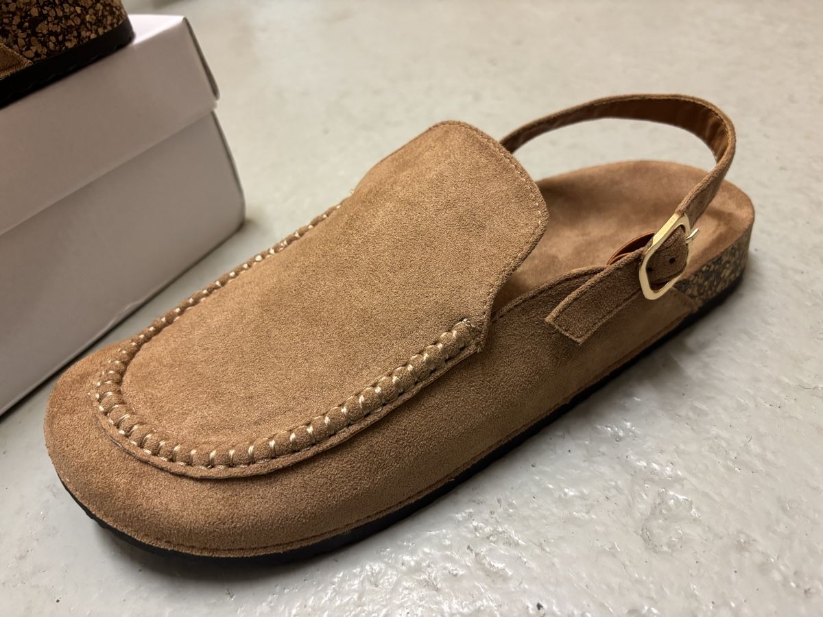 Scarpe da donna: Comfy Brown Mules, Adjustable Strap - Size 40 – Nuovo (secondo la descrizione) da Glattbrugg venduto da kyz_vasiliki 1
