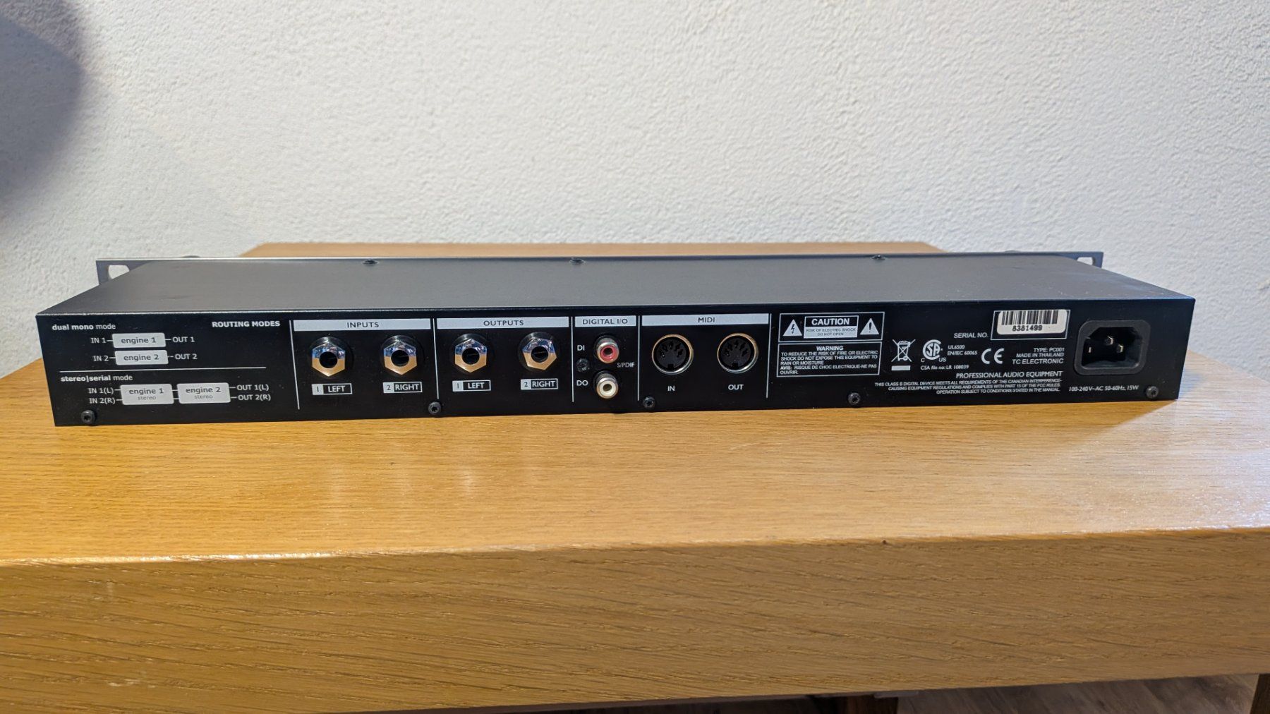 TC Electronic Equalizzatori: t.c. electronic c300 dual stereo gate compressor – Usato da Siebnen venduto da Ironcobra8 1