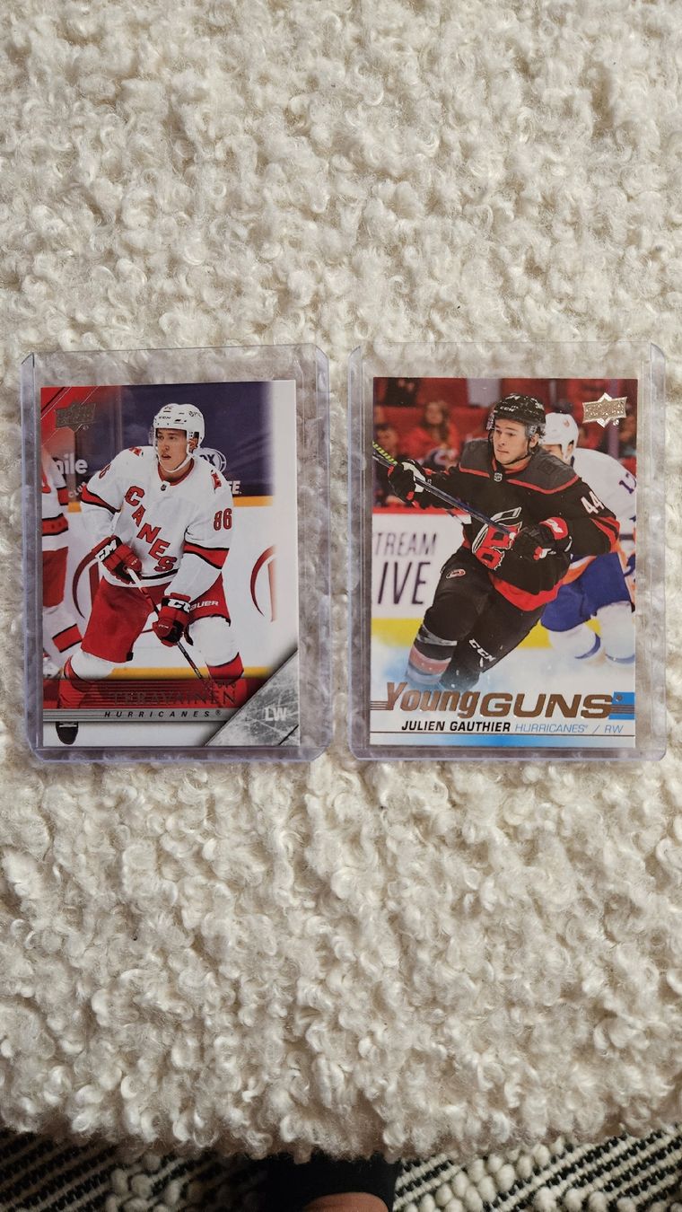 Carte collezionabili: Ud series/extended-young guns GAUTHIER,TERAVAINEN – Nuovo (secondo la descrizione) da Boltigen venduto da Calagero
