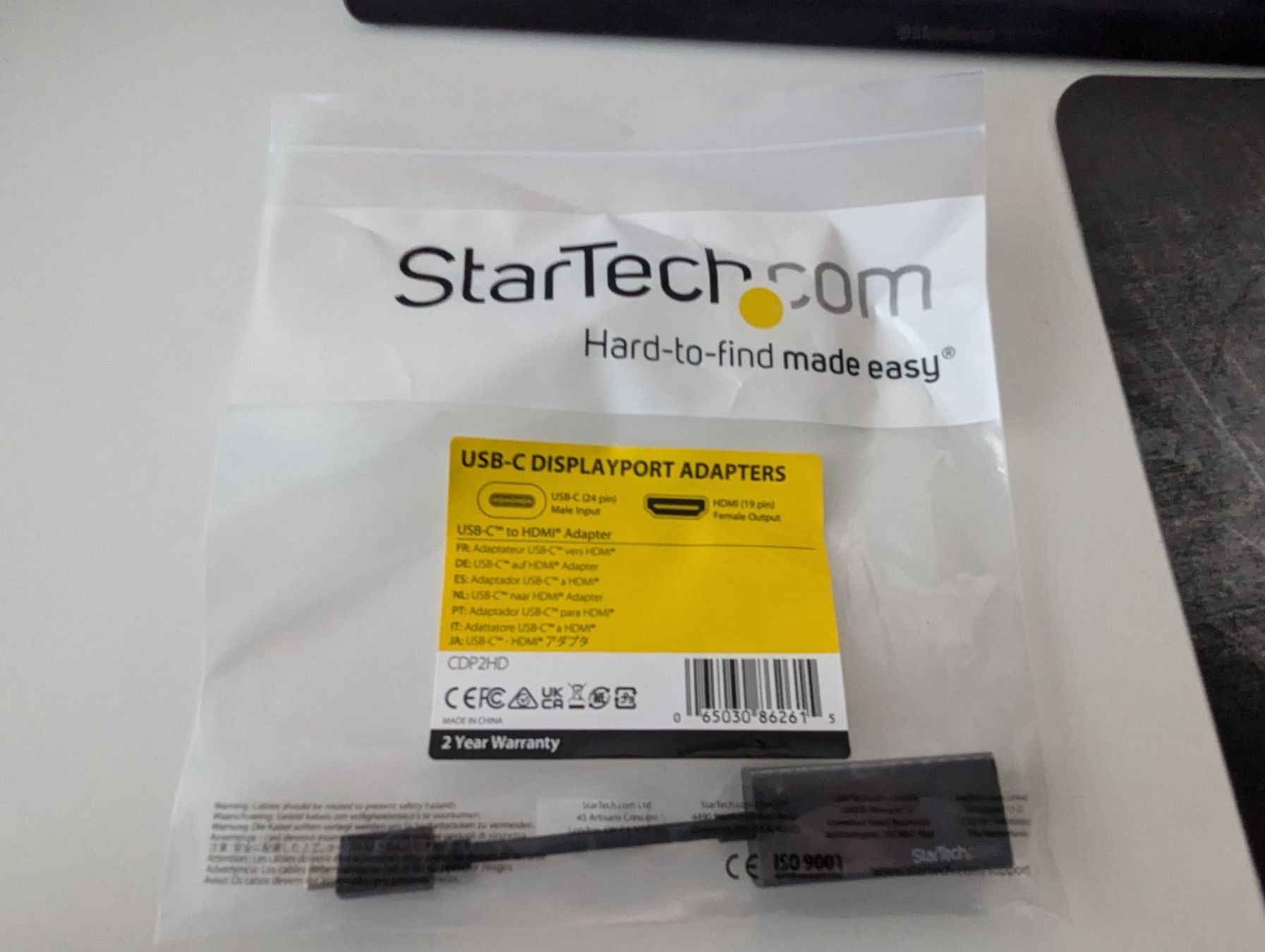 Adattatori: StarTech USB-C auf HDMI Adapter mit 4K 30Hz - Schwarz – Nuovo e nell'imballaggio originale da Hünenberg See venduto da SpecialEditionGaming
