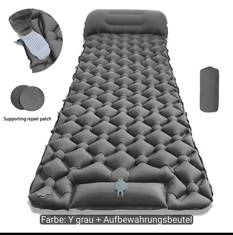 Pompes et pièces: 79307Campingmatten mit Fusspumpe – D'occasion à Ibach par meibaum