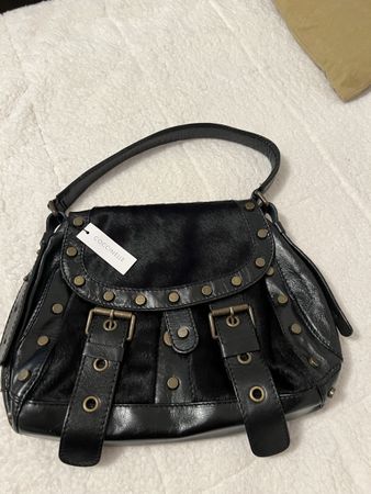 NEU***COCCINELLE  TASCHE***LEDER & PELZ**NP 360.-CHF