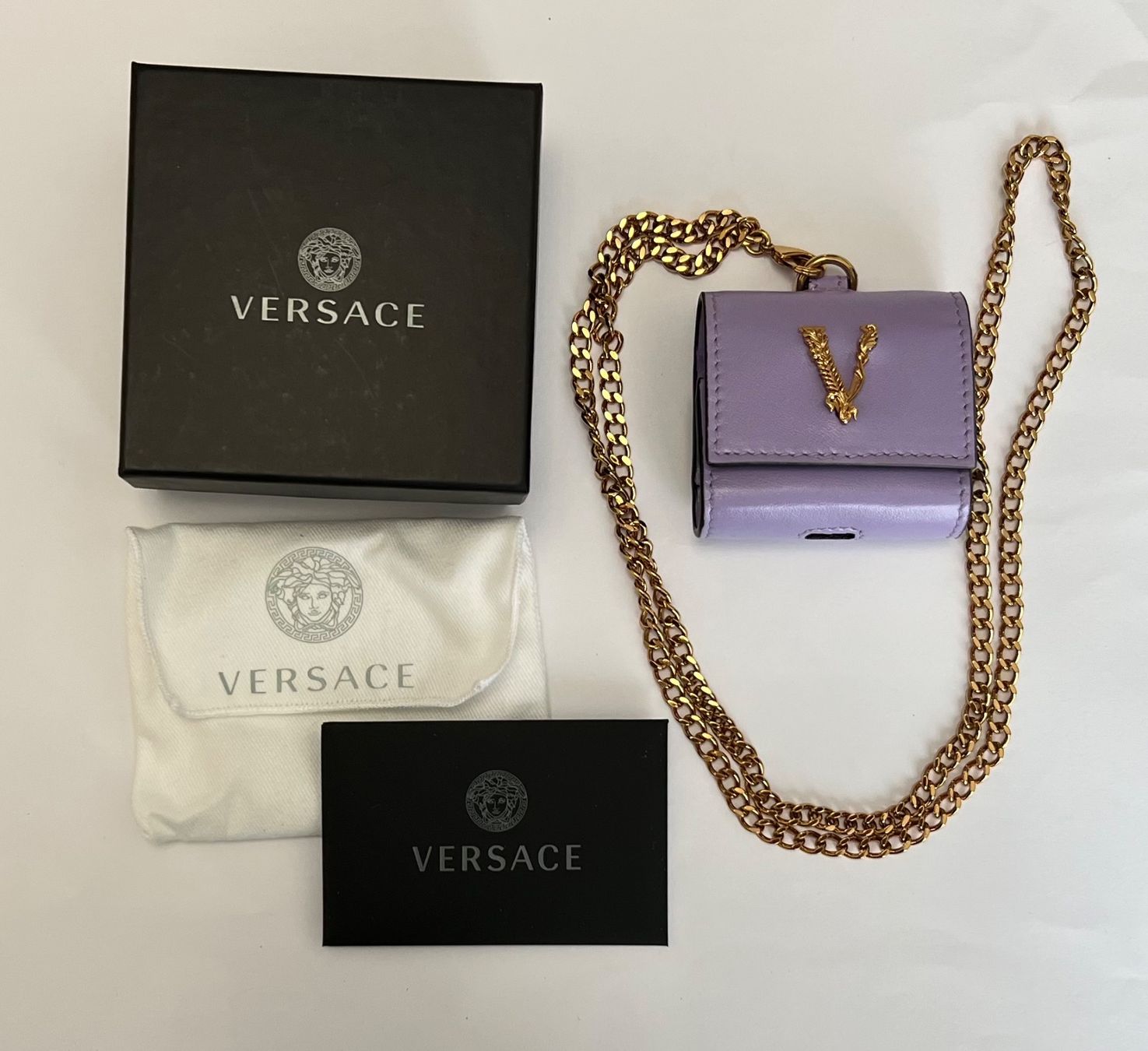 Cuffie: Versace Porta Airpods, Lila – Nuovo e nell'imballaggio originale da Oberaach venduto da Dandy2021 1
